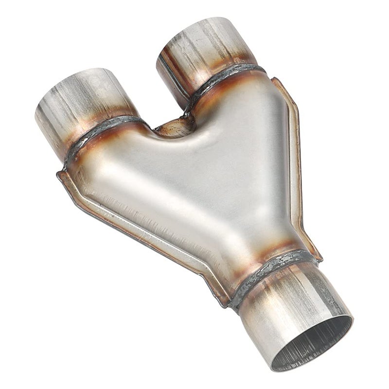 LCGP Stainless Steel 2.5 Inch Y-Pipe, Universal Stainless Steel Diesel Y-Pipe, Inlet 2.5" Outlet 2.5" Length 12" - Image 4